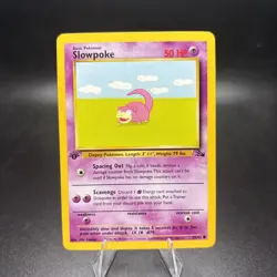 Slowpoke 55/62 (1st Edition) - Vintage 1999 Wotc Fossil Set - Pokemon Card NM -j - Image 1