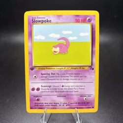 Slowpoke 55/62 (1st Edition) - Vintage 1999 Wotc Fossil Set - Pokemon Card NM -j - Image 1