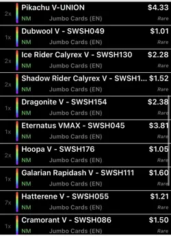 159 Jumbo Pokemon Cards - Image 3