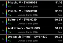 159 Jumbo Pokemon Cards - Image 4