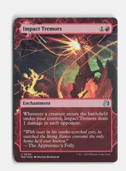Impact Tremors 44 Foil Wilds of Eldraine: Enchanting Tales MTG NM - Image 1