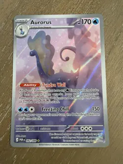 Aurorus 092/088 Holo Illustration Rare Perfect Order Pokemon Near Mint - Image 1
