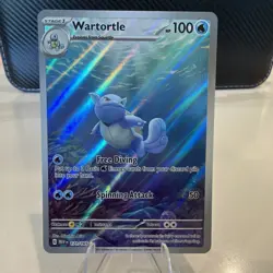 Pokemon TCG Wartortle 171/165 SV 151 Illustration Rare Full Art Holo ENG 2023 - Image 3