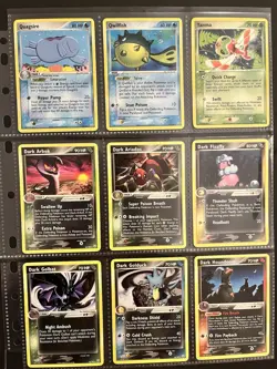 LOT 63 POKEMON EX TEAM ROCKET RETURNS-REGULAR- 2 Dark Tyranitar++ BinderPages NM - Image 5