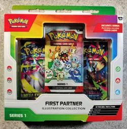POKEMON FIRST PARTNER ILLUSTRATION COLLECTION SERIES 1 BOX LOT OF 4 SEALED BOXES - Image 2