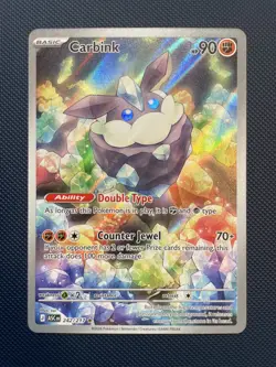 Pokemon TCG Carbink 242/217 Ascended Heroes Illustration Rare Mint - Image 1