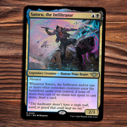 Satoru, the Infiltrator - Foil - Thunder Junction - Magic the Gathering - Image 1