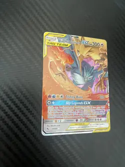 Moltres & Zapdos & Articuno GX Pokemon Hidden Fates Ultra Rare 44/68 NM - Image 2
