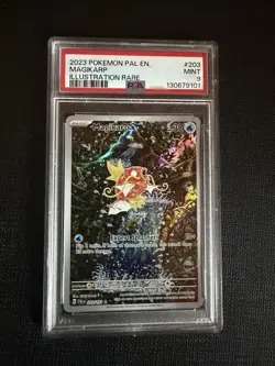 Pokemon Paldea Evolved Magikarp 203/193 Illustration Rare Holo PSA 9 2023 - Image 3