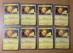 Huge Lot Of 40 Pikachu Pokemon Day Promo Cosmos Holo 24 Have Swirls Near Mint - Image 4