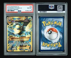 2015 Pokemon XY Ancient Origins PSA 8 Mega Primal Kyogre EX #96 FULL ART - Image 3