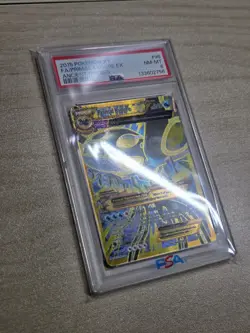 2015 Pokemon XY Ancient Origins PSA 8 Mega Primal Kyogre EX #96 FULL ART - Image 5