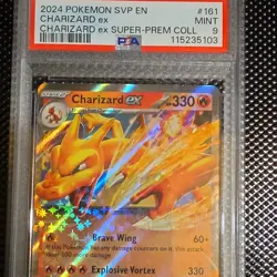 Pokemon TCG Charizard ex Sv: Scarlet & Violet Promo 161 Holo English PSA 9 - Image 1