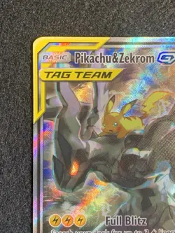 Pokemon Pikachu & Zekrom GX SM168 - Tag Team Sun & Moon Promo - Image 2