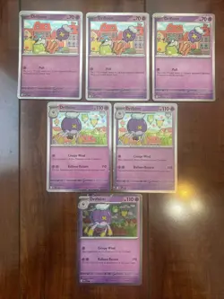 Pokemon Drifloon & Drifblim Mega Evolution Blister Promo Cosmo Holo Lot of 6 NM - Image 1