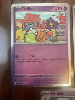 Pokemon Drifloon & Drifblim Mega Evolution Blister Promo Cosmo Holo Lot of 6 NM - Image 2