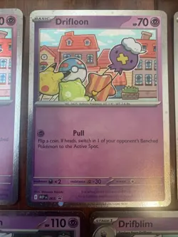 Pokemon Drifloon & Drifblim Mega Evolution Blister Promo Cosmo Holo Lot of 6 NM - Image 3