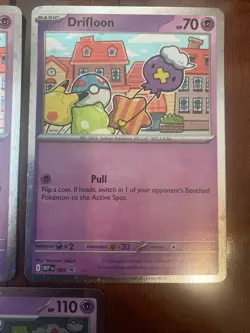 Pokemon Drifloon & Drifblim Mega Evolution Blister Promo Cosmo Holo Lot of 6 NM - Image 4