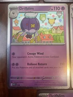 Pokemon Drifloon & Drifblim Mega Evolution Blister Promo Cosmo Holo Lot of 6 NM - Image 5