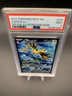 Pokemon Zapdos ex 202/165 SV 151 Special Illustration Rare PSA 9 Pokemon - Image 1