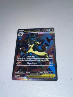 Pokemon TCG ME01: Mega Evolution #160/132 Mega Lucario ex NM - Image 1