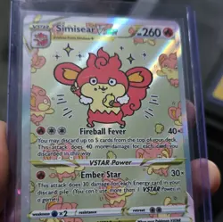 The Pokemon Company Simisear VSTAR GG37/GG70 Crown Zenith GG FA Holo UR 260HP EN - Image 2