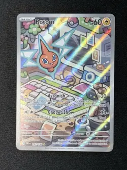 Rotom 197/182 Sv10: Destined Rivals Holo Pokemon Illustration Rare NM - Image 1
