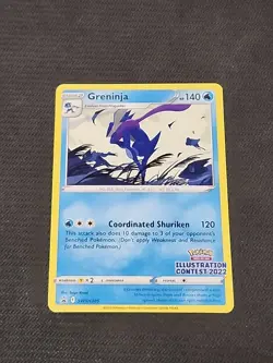 Pokemon Illustration Contest 2022 "Greninja" SWSH305 / BSP / Near Mint - Image 1