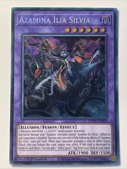 Yugioh Azamina Ilia Silvia MP25-EN103 1st Edition Prismatic Secret Rare NM - Image 1