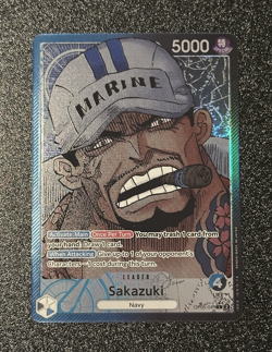 NM 💎 SAKAZUKI #41 (OP05-041) LEADER ALT ART AWAKENING OF THE NEW ERA ONE PIECE - Image 1