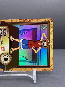 Monkey D. Luffy Holo ONE PIECE Carddass Hyper Battle 2000 Japanese C255 [AM] - Image 3