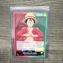 Monkey D. Luffy Leader One Piece CCG Romance Dawn Namco OP01-031 5000 English - Image 1