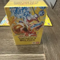 One Piece ENG Double Pack Set Vol.10 DP-10 Plus 6 Booster Pack Bundle New Sealed - Image 2