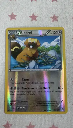 Bibarel 118/160 Primal Clash Reverse Holo Pokemon TCG Card - Image 1