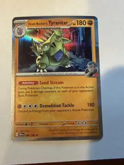 Team Rocket's Tyranitar 096/182 Miscellaneous Cards & Holo - Image 3