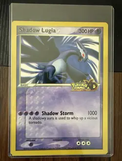 Shadow Lugia 300 HP Jumbo Oversized Promo Card XD Gale of Darkness 2005 - Image 1