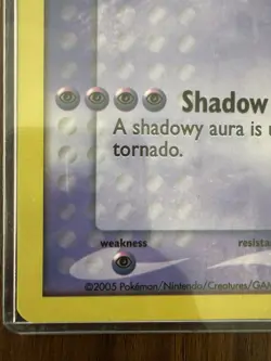 Shadow Lugia 300 HP Jumbo Oversized Promo Card XD Gale of Darkness 2005 - Image 2