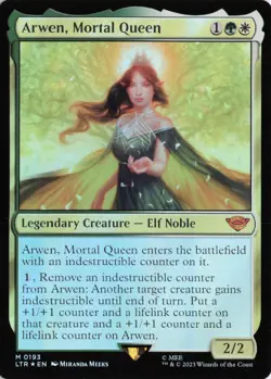Arwen, Mortal Queen, #193, LTR, Foil, M - NM - Image 1