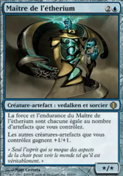 *MRM* ENG FOIL MaCtre de l'Ctherium (Master of Etherium) MTG Shard - Image 1