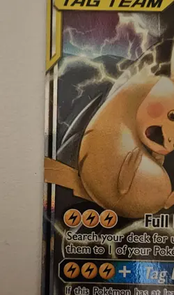 Pokemon Pikachu & Zekrom GX TCG Card 33/181 Sm-Team Up Tag Team - Image 3