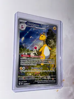 Pokemon TCG Chaos Rising Ampharos Illustration Rare Holo 090/086 Mint - Image 1