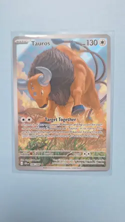 Pokemon TCG Tauros 096/086 Chaos Rising IR Ilustration Rare Card - NM - Image 1
