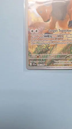 Pokemon TCG Tauros 096/086 Chaos Rising IR Ilustration Rare Card - NM - Image 4