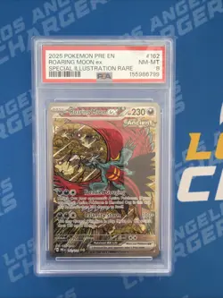 2025 Pokemon PRE EN ROARIMG MOON Ex Special Illustration Rare #162 PSA 8 - Image 2