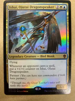MTG 1x FOIL Ishai, Ojutai Dragonspeaker 33 Commander 2016 Magic Gathering x1 NM - Image 1