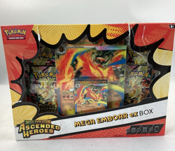 Pokemon TCG Mega Evolution Ascended Heroes Mega Emboar EX Box Set - Image 1