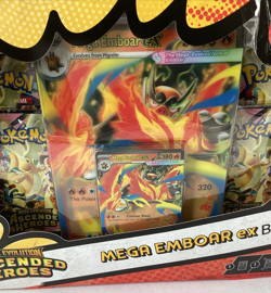 Pokemon TCG Mega Evolution Ascended Heroes Mega Emboar EX Box Set - Image 2