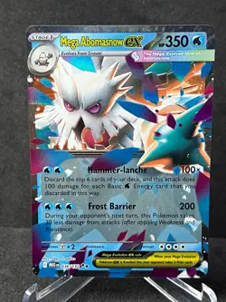 Pokemon Mega Abomasnow ex 036/132 Double Rare Mega Evolution Holo Near Mint - Image 1