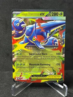 Pokemon Mega Heracross ex 004/094 Phantasmal Flames Holo Near Mint - Image 1
