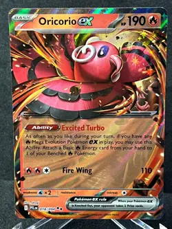 Pokemon Oricorio Ex 018/094 Phantasmal Flames Near Mint - Image 1